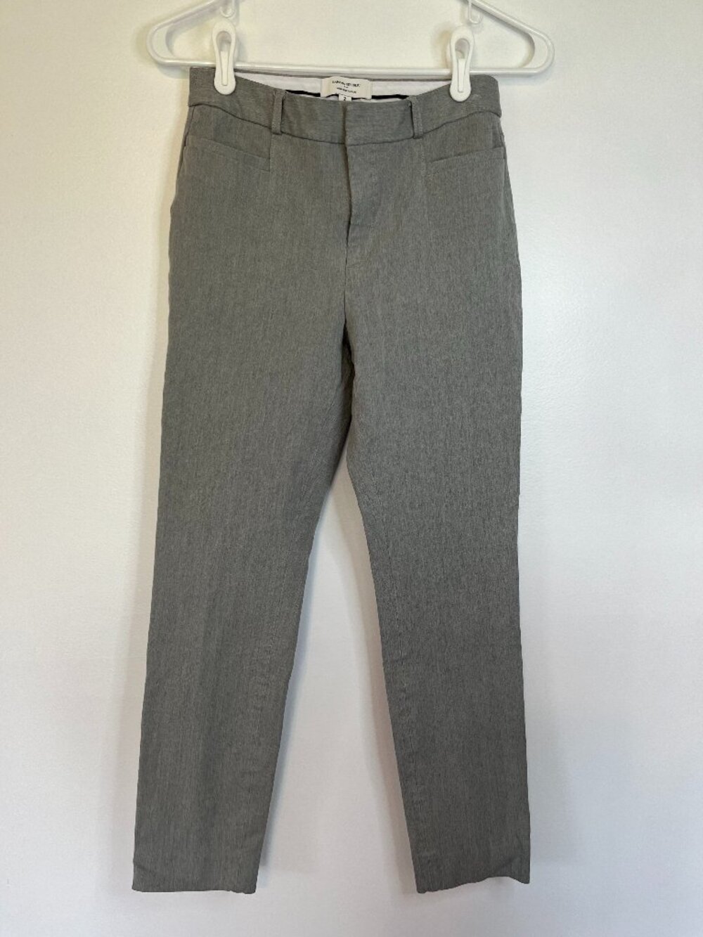 Banana Republic High-Rise Sloan Light Gray Dress Pants